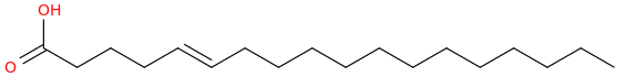 5 octadecenoic acid, (5e) 
